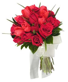 Ver detalle de Bouquet de rosas rojas